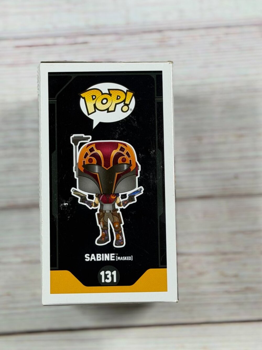 Funko Pop! Star Wars Rebels Sabine Masked #131 Walgreens Exclusive Vinyl Figure - Picture 5 of 6